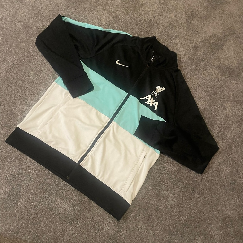 Nike Black and White Liverpool warmup Jacket with insane colorway.